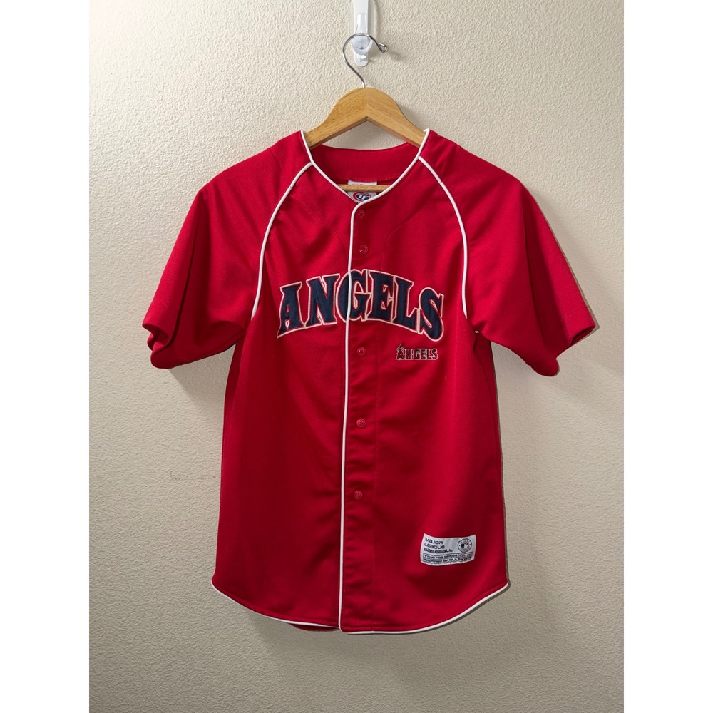 Boys MLB LA Angels Baseball Jersey Size Medium